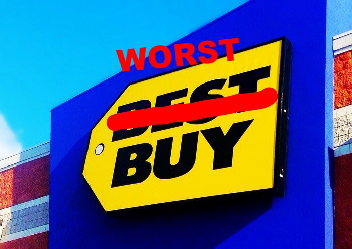 Walked into @BestBuy to resolve $200 defective @AppleSupport gift cards & to purchase large screen TV and PlayStation for my stepson’s birthday and arrival from London boarding school.  Walked out with $200 in useless gift cards and never shopping at #BestBuy again. #BestBuySucks https://t.co/bs9p2kb69b
