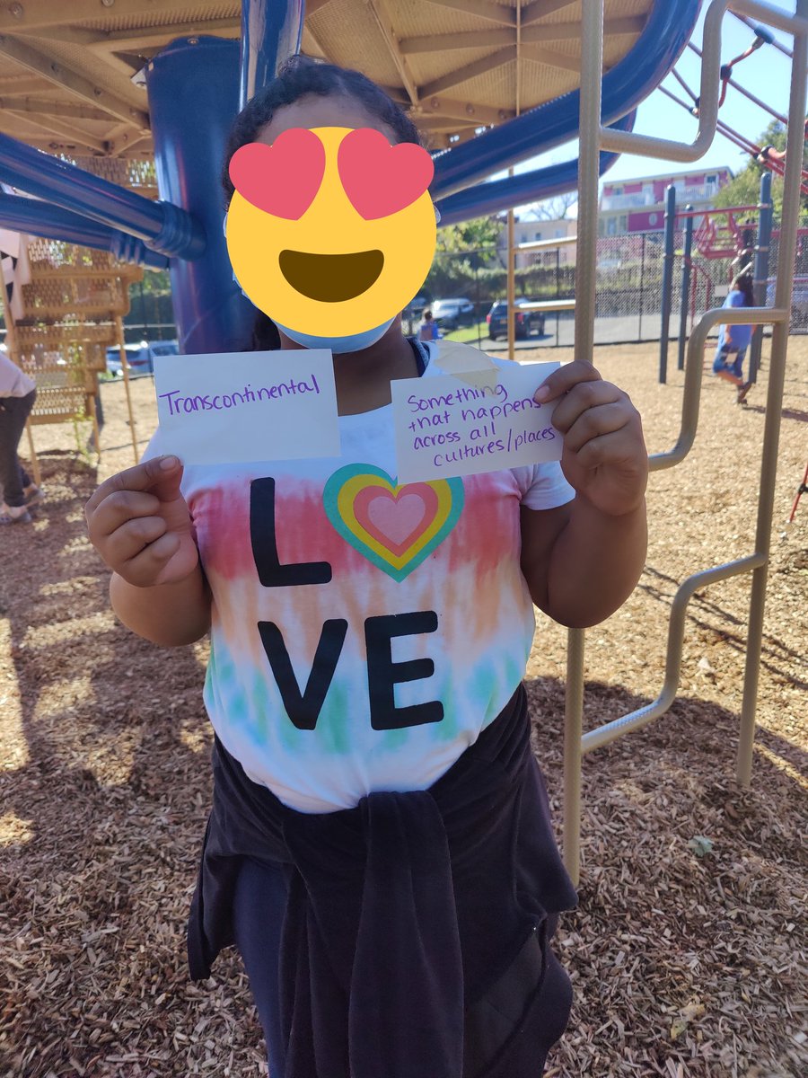Spent this week learning about the prefixes "trans-" and "sub-" then had a scavenger hunt on this lovely Friday to show an understanding of vocab by finding each definition based on their knowledge of word parts ✨✨ #HOH