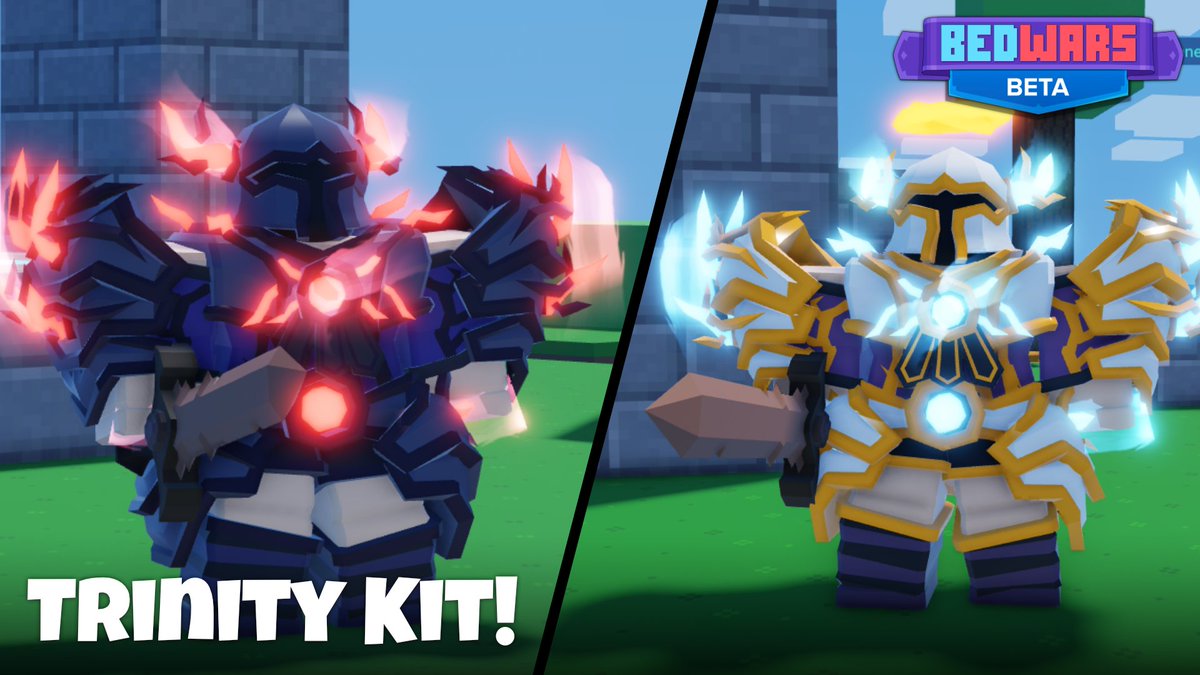 Roblox BedWars on X: 👑 New Kit: Trinity ✨ MASSIVE increase on