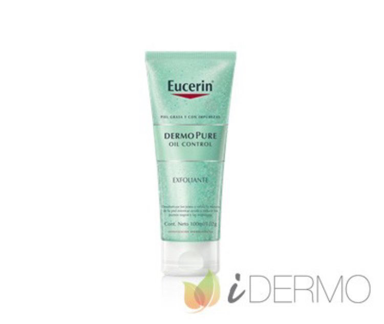 DERMOPURE EXFOLIANTE #Eucerin  ow.ly/ek4t30kPCP4 se aplica semanalmente como parte de una rutina de limpieza y de cuidado. Su fórmula libre de aceite, con ácido láctico, actúa directamente donde se originan las impurezas, sin resecar la piel.