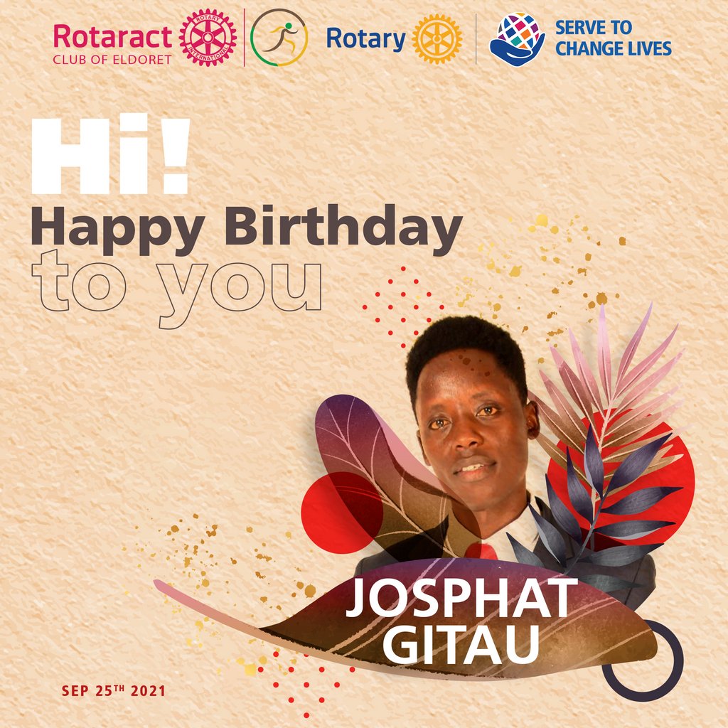 RACEldoret's tweet photo. 🎂🎊Josphat Gitau,

Today, you are a year older and wiser than you were last year, but not quite as old as you will be this time next year. Life is complicated, but happy birthday to you. https://t.co/rYAlzJMgOz