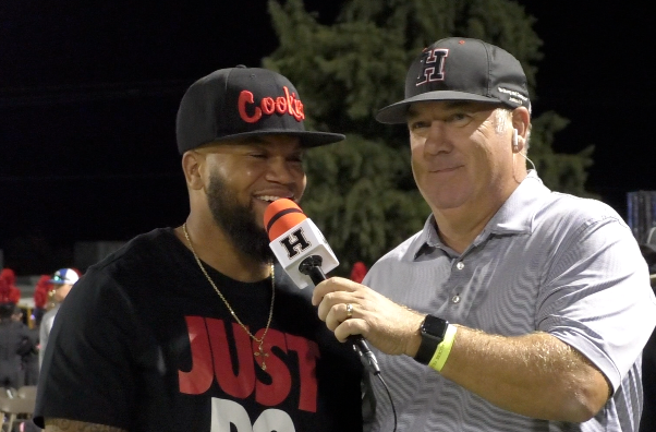 One of the greatest to ever suit it up for <a href="/HeathHawksFb/">Heath Hawks Football</a> was LOVING this game! 

<a href="/K_Lawrence4/">Kendial Lawrence</a> #WTD