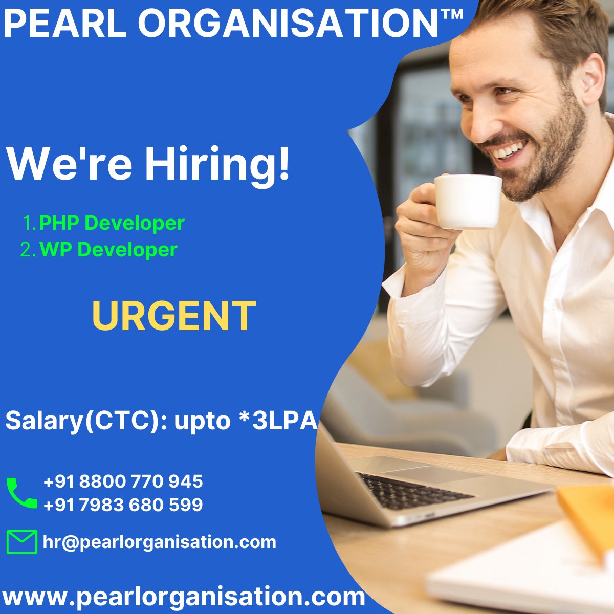 pearlorgs's tweet image. #UrgentHiring
We are looking for #Laravel_Developer #PHP_Developer #WP_Developer for #Dehradun Location.
share your updated CV at hr@pearlorganisation.com / shubhamshah@pearlorganisation.com OR you can #call at +91-7983680599 / +91-8800770945
Visit - pearlorganisation.com/careers