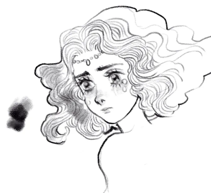 Just idly testing out adjustments for my CSP pencil brush, and I like the increased range of sensitivity 