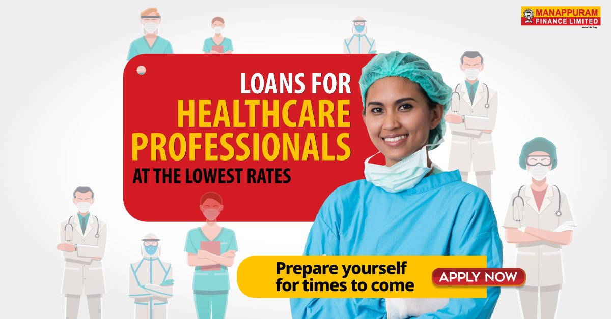 ManappuramMAFIL's tweet photo. Get a feature-loaded gold loan for healthcare professionals, now available with doorstep services and quick disbursal. Enjoy 100% hassle-free loans at the lowest rates. Apply now.
#HealthCareLoan #HealthFinances #Doctors #Nurses #UnlockWithManappuram #ManappuramFinance https://t.co/NAq7KAG3Sr