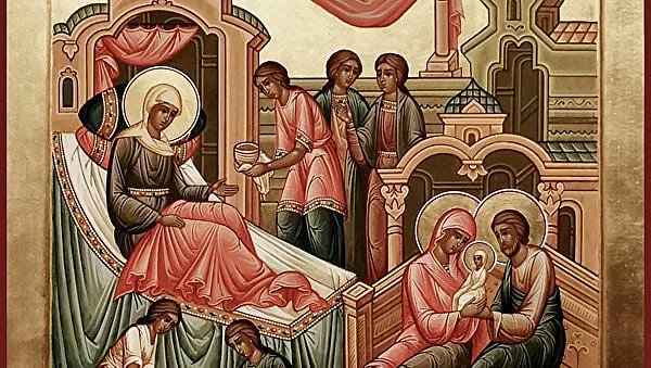 25 сентября - Отдание праздника Рождества Пресвятой Богородицы.

Термин "отдание" происходит от греческого слова аподосис, означающего "отдача, возвращение".