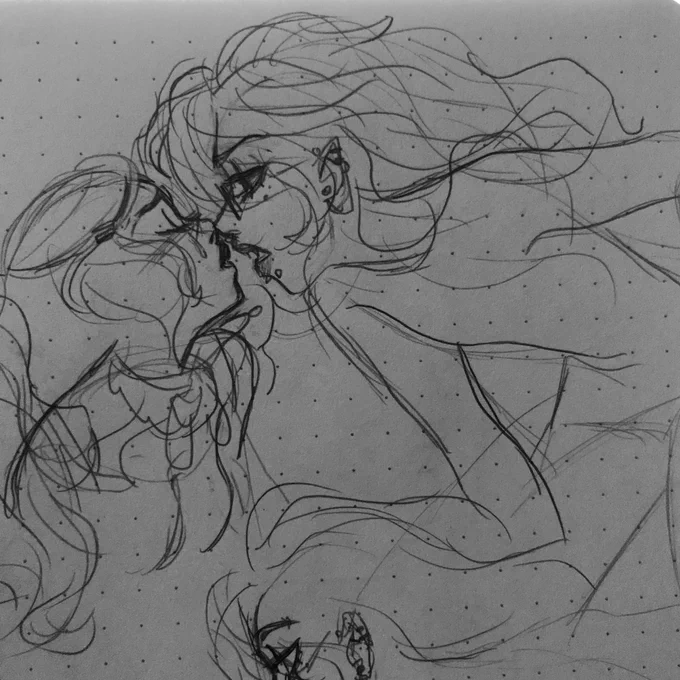 I really haven't adjusted to digital after all these years cause my sketchbook drawings looks so much better than my sketches in csp 