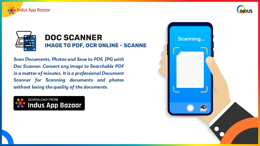 indusos's tweet image. Document scanners reduce the quality of your pdf?
Say no more! #docscanner is here to your rescue.
Download the app here: bit.ly/3i0W693
#NewAppOnTheMap #newapps #IndusAppBazaar