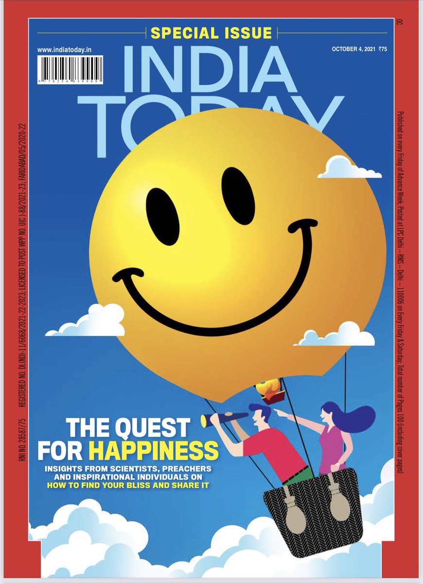 AOLSwamiji's tweet photo. Happiness is just an idea when you don’t know it and you ARE it when you know it: Gurudev @SriSri Ji @IndiaToday #Happiness (@gauravcsawant @ShivAroor @rahulkanwal @anjanaomkashyap ) https://t.co/6HRzeSCoDM