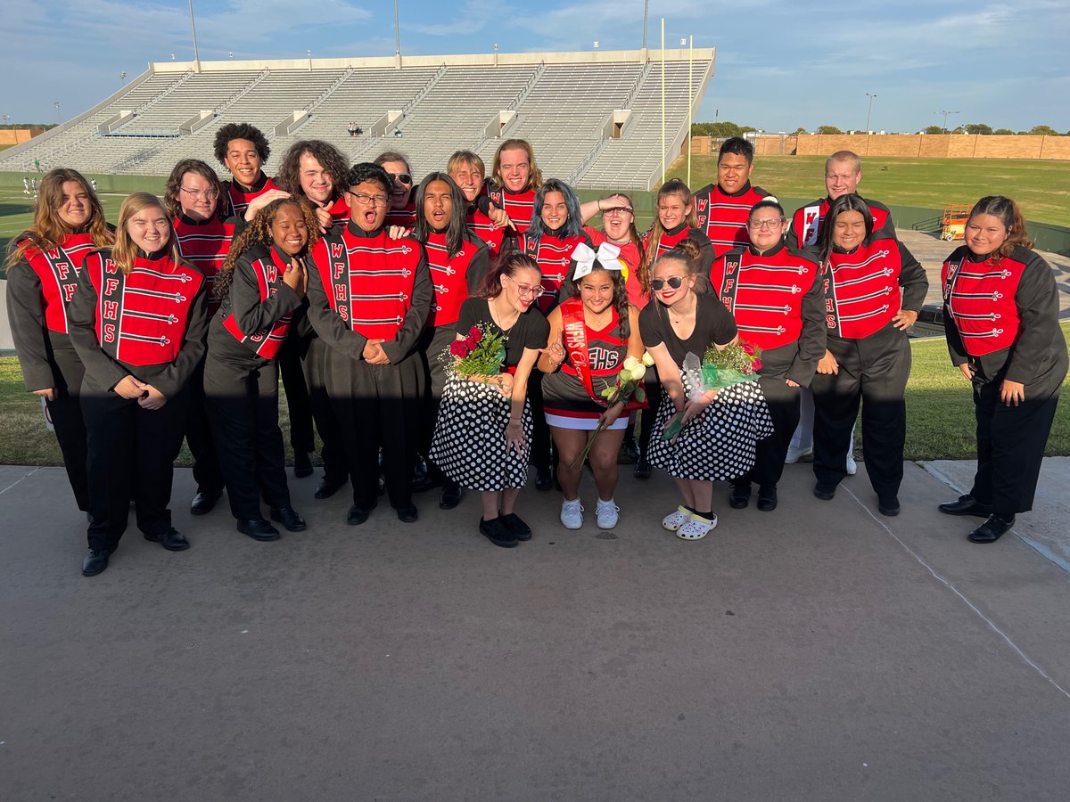 WFHS Big Red Band tweet media