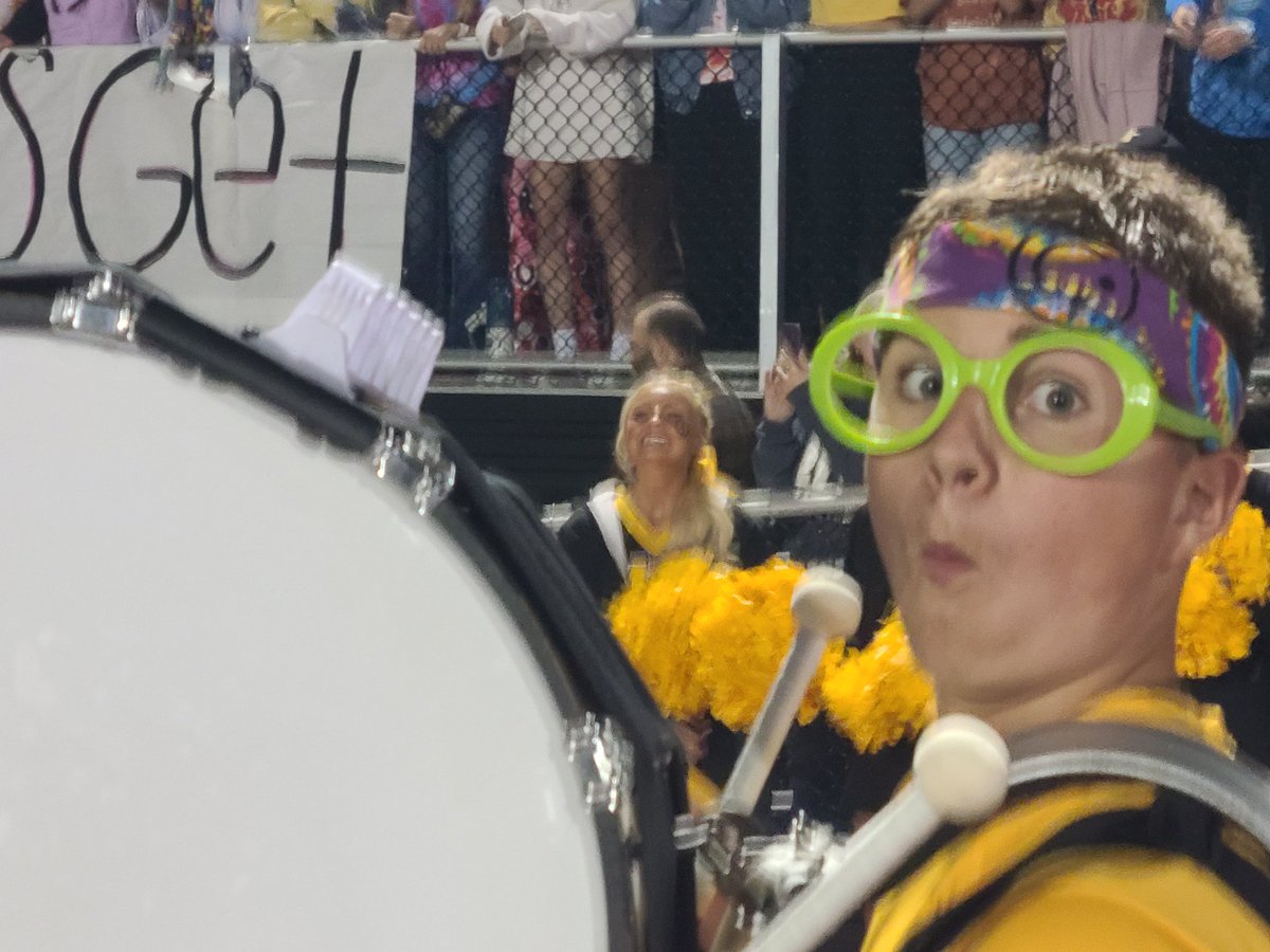 WMHS_Drumline's tweet photo. Tonight got a little weird, didn't it?
#stillaW 🖤💛〰️〰️ https://t.co/blFGEvu9BO