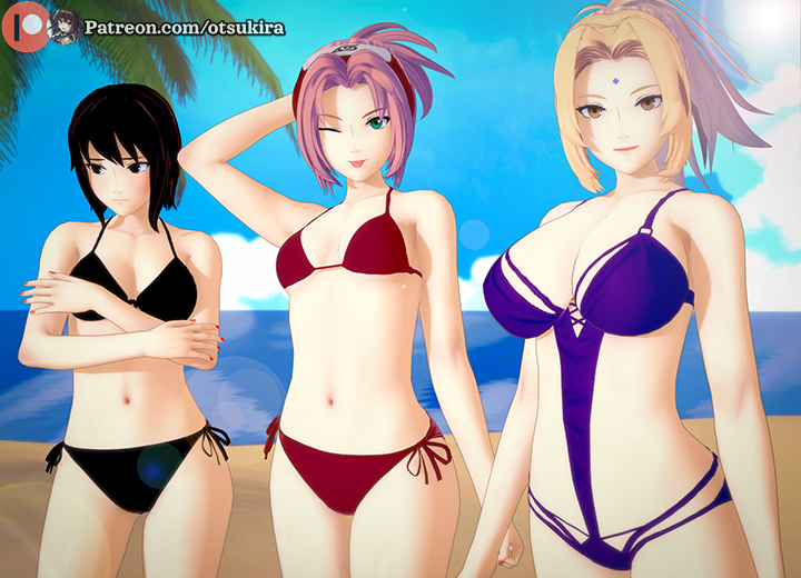 Shizune, Sakura and Tsunade #Naruto #Narutoshippuden #ナルト