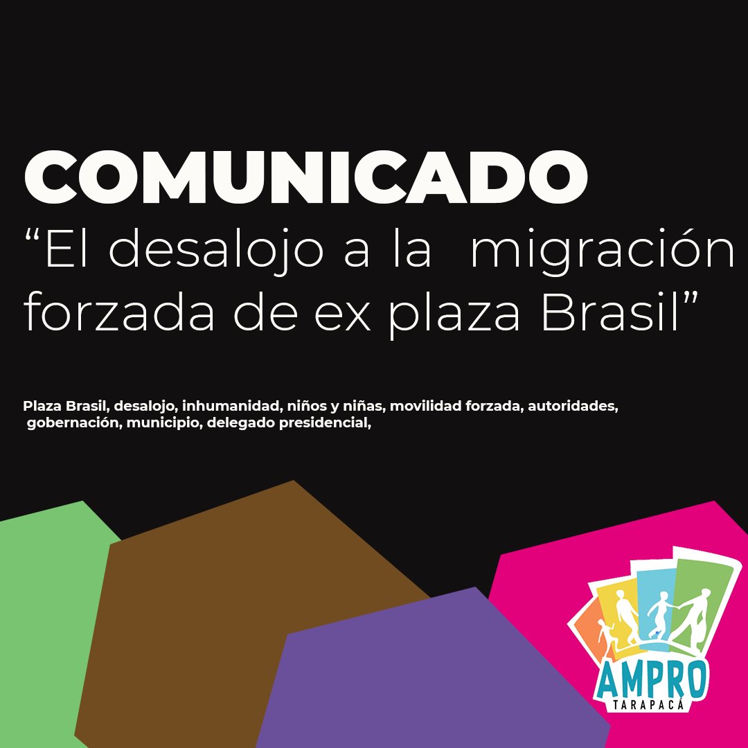 Asam.Abierta de Migrantes y Pro Migrantes Tarapacá tweet media