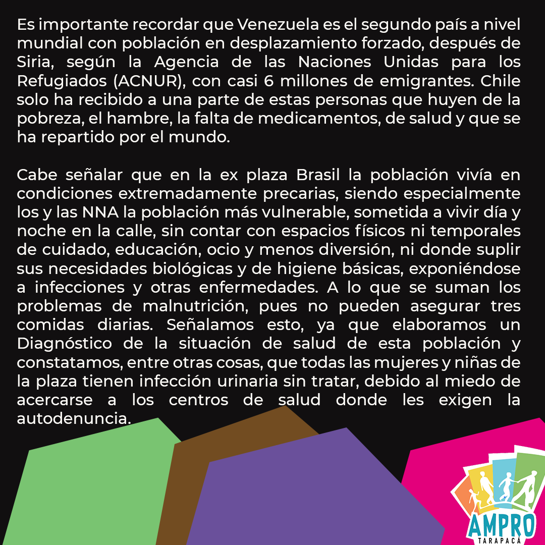 Asam.Abierta de Migrantes y Pro Migrantes Tarapacá tweet media