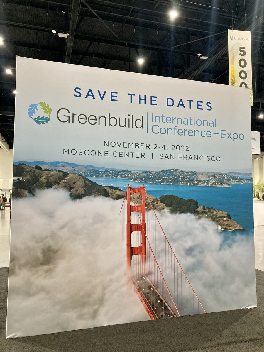 Greenbuild International Conference &amp; Expo 2021, that's a wrap! 

See you next year in San Francisco! 🌉