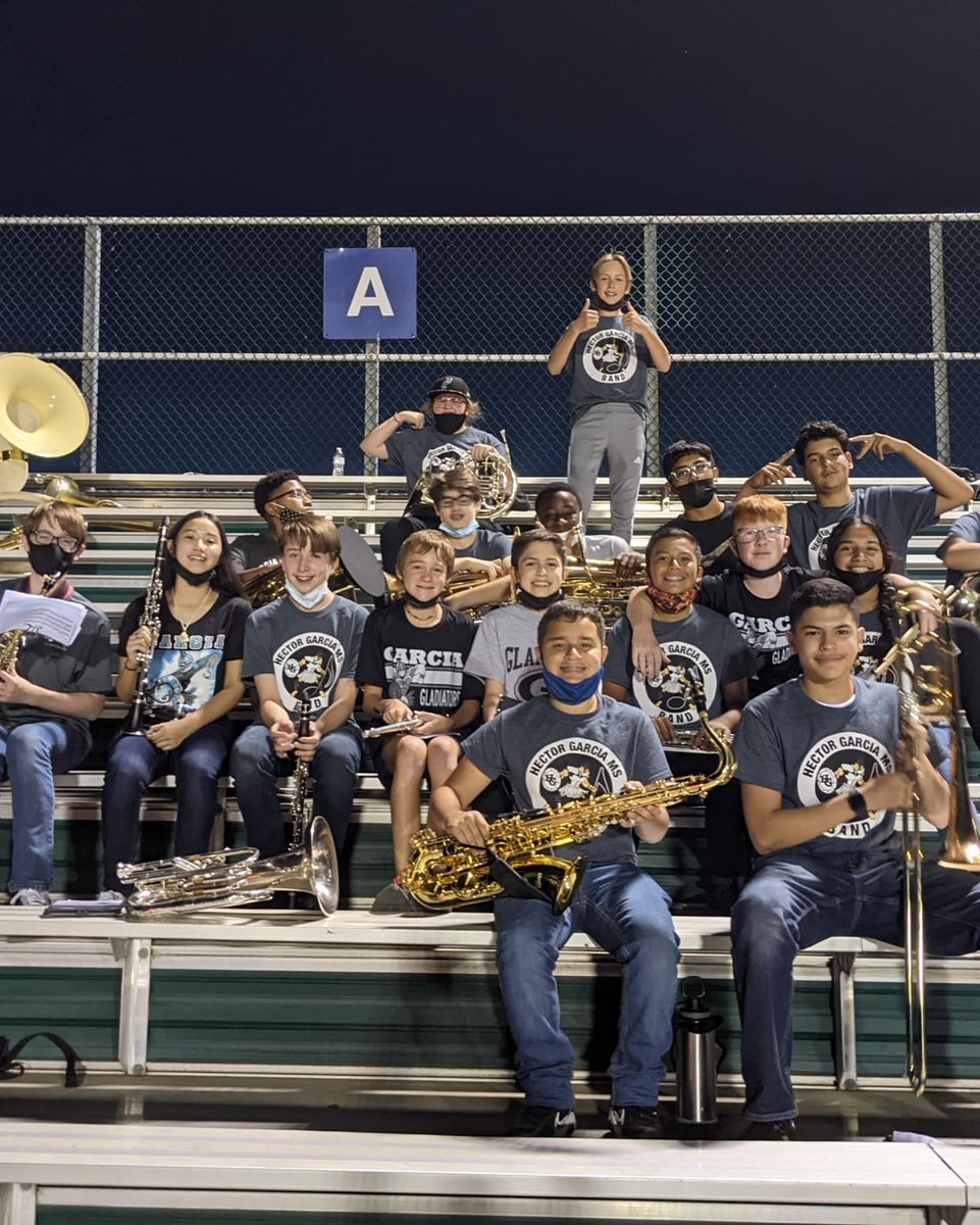 Great night with the <a href="/thepantherband/">O'ConnorPantherBand</a> . Thanks for having us out! <a href="/NISDGarcia/">Dr. Hector P. Garcia MS</a> <a href="/NISD_FineArts/">Northside Fine Arts</a>