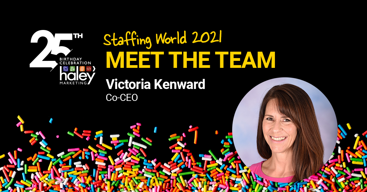 MackenzieHMG's tweet photo. After last year’s innovative virtual Staffing World, we’re excited to catch a flight to Denver and meet with friends and colleagues we haven’t seen in ages.  We want to introduce you to some of the Haley Marketing team members attending the conference. https://t.co/unLWuny5gb