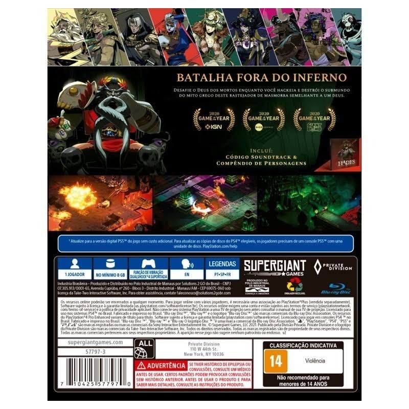 Hackeia e destrói: edição física de Hades chama a atenção com