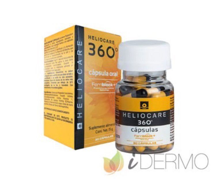 HELIOCARE 360° CÁPSULAS #Heliocare ow.ly/bgdn30kjoBl Su fórmula única, una combinación inteligente de ingredientes, cumple con la máxima de la protección de la línea de Cantabria Labs, Heliocare 360°.