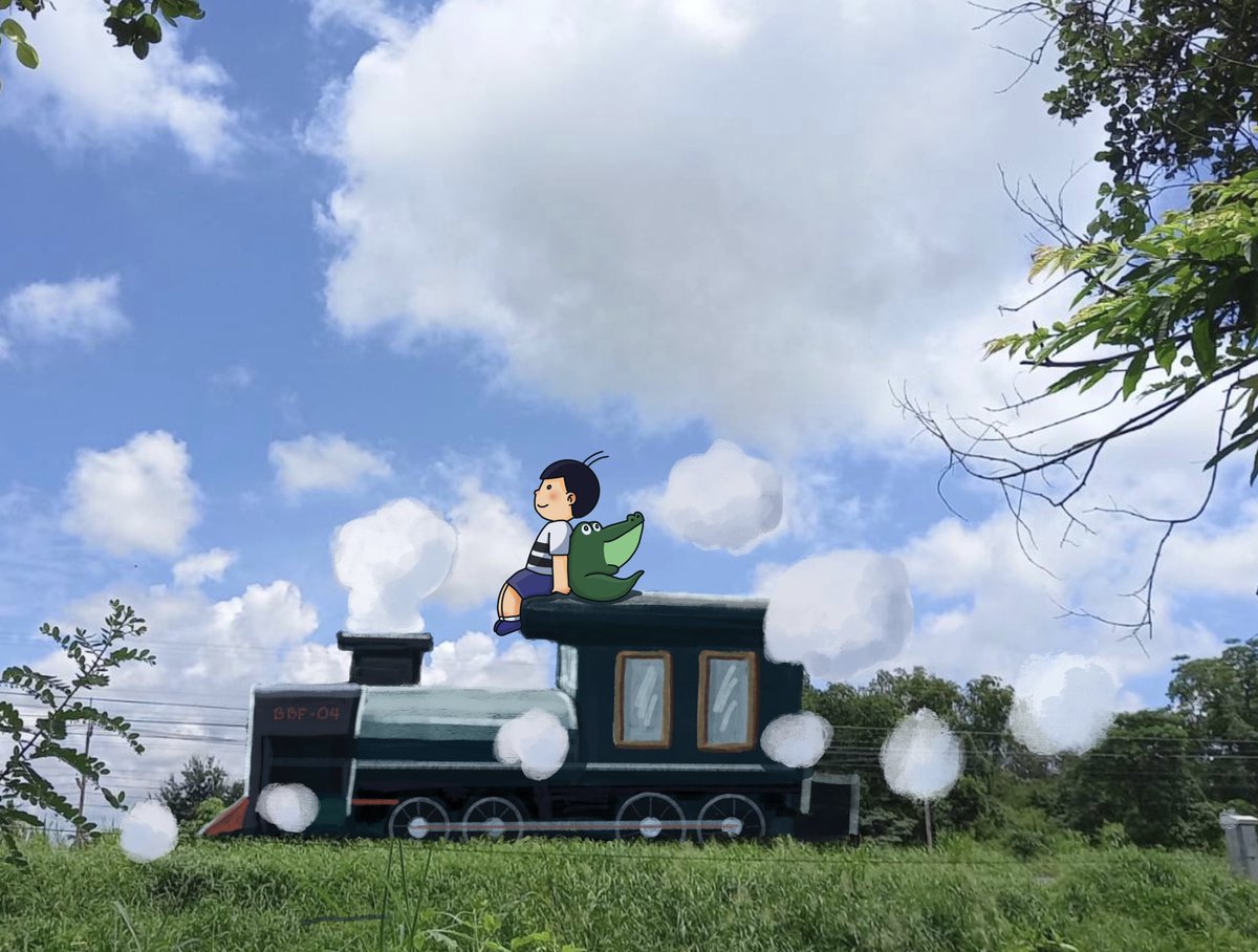 maephimpsi's tweet photo. คิดถึงการเดินทางด้วยรถไฟ https://t.co/xEKKCJahTf