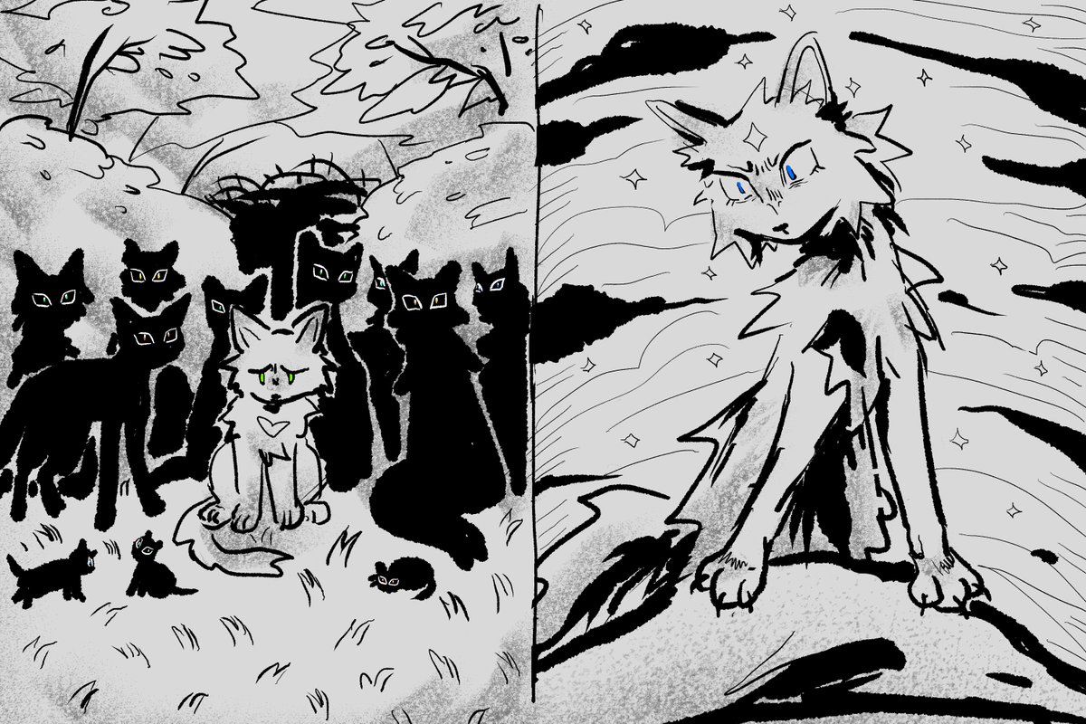 fernwhisker's tweet photo. lil bluestar thing lol when ur afraid of baby kittens #warriorcats https://t.co/ULxjpYjovf