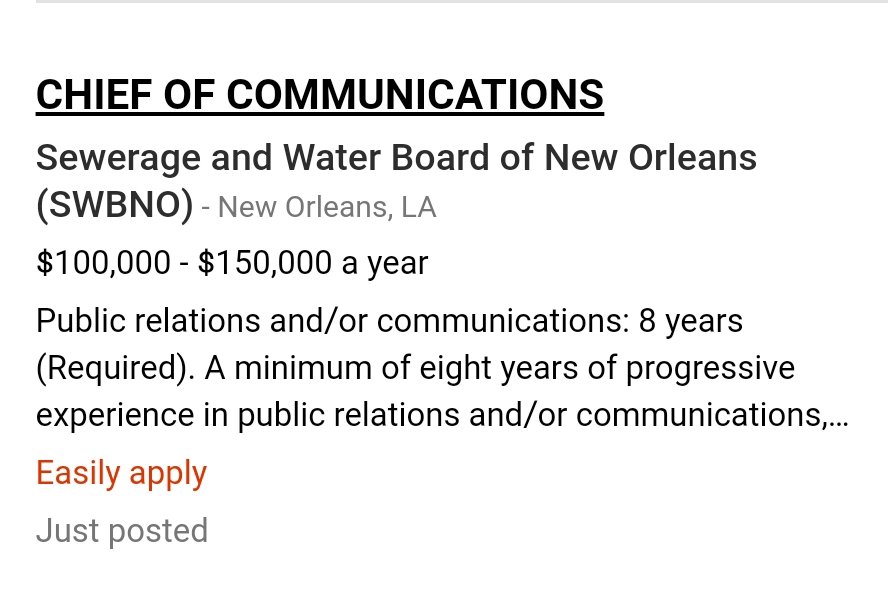 SonarBeaver's tweet photo. Anyone looking for a job? ππ Missing another 0 I think. #JobOpening #SWBNO https://t.co/qVqvWpP1F1