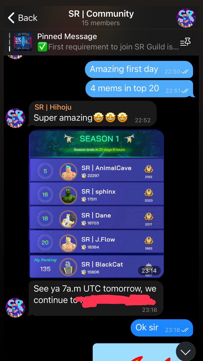 SRguild's tweet photo. ❇Our first day❇️

15 members joined, some reached the top 20 🥳.....let's create a great #gamejob together during the pandemic 👹👹👹
#Binemon #SRguild 

Don't hesitate to message #Pharaoh https://t.co/qatAQbqjN6