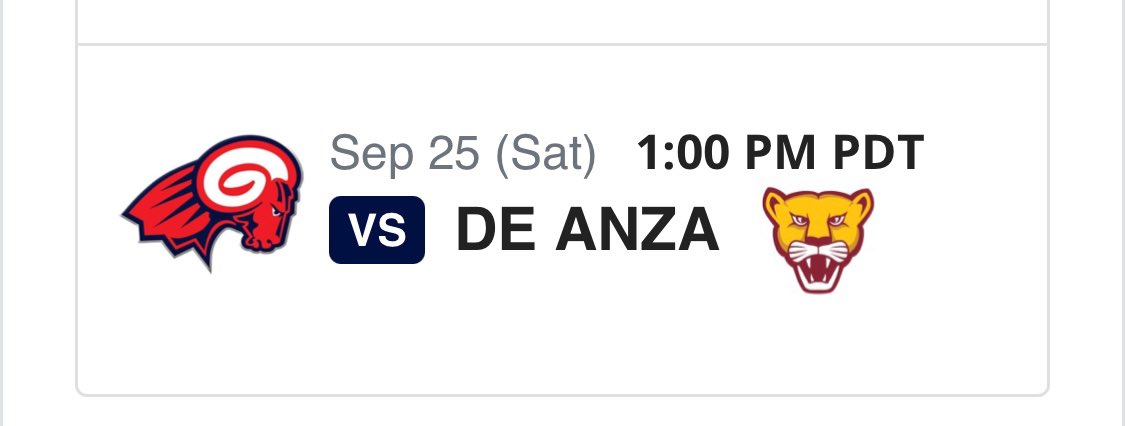 TheGregGarcia's tweet photo. @GavilanRamsFB vs DeAnza College. Saturday, Sept. 25, 2021 at Gilroy High School. 1pm kickoff.   🏈   #bloodoutofarock #onegoal #brotherhood #family https://t.co/6qpPjY50Z6