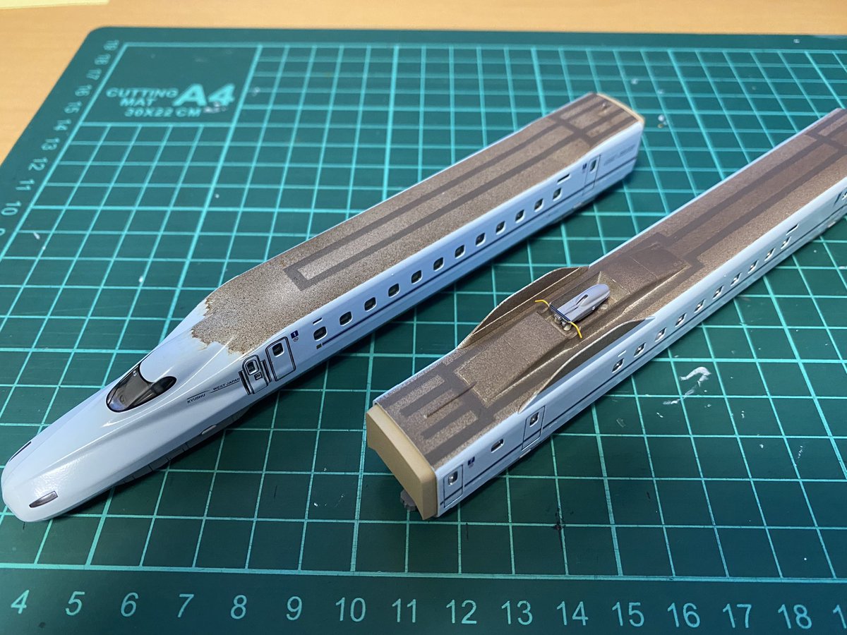 N700A TOMIX フル編成 ウェザリング FAGQAw2VIAIjUkX.jpg