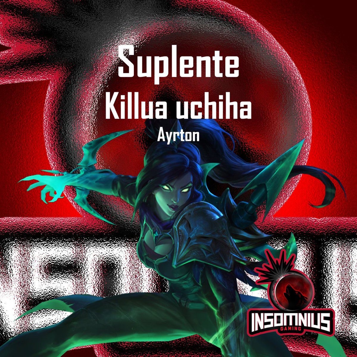 InsomniusGaming's tweet photo. Presentación de Staff de Insomnius Gaming

Suplentes

#LeagueOfLegends #lol #esport #latam https://t.co/BeVb6cNRMh