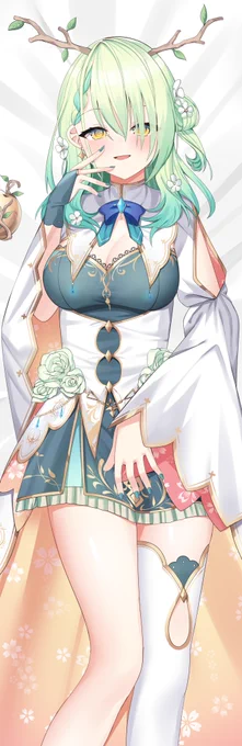 抱き枕コミッションありがとうございます!
依頼を入れていただくたびに、それでも私の絵を好んでくれる人がいるんだと思えて、気分がいいですね!😊 