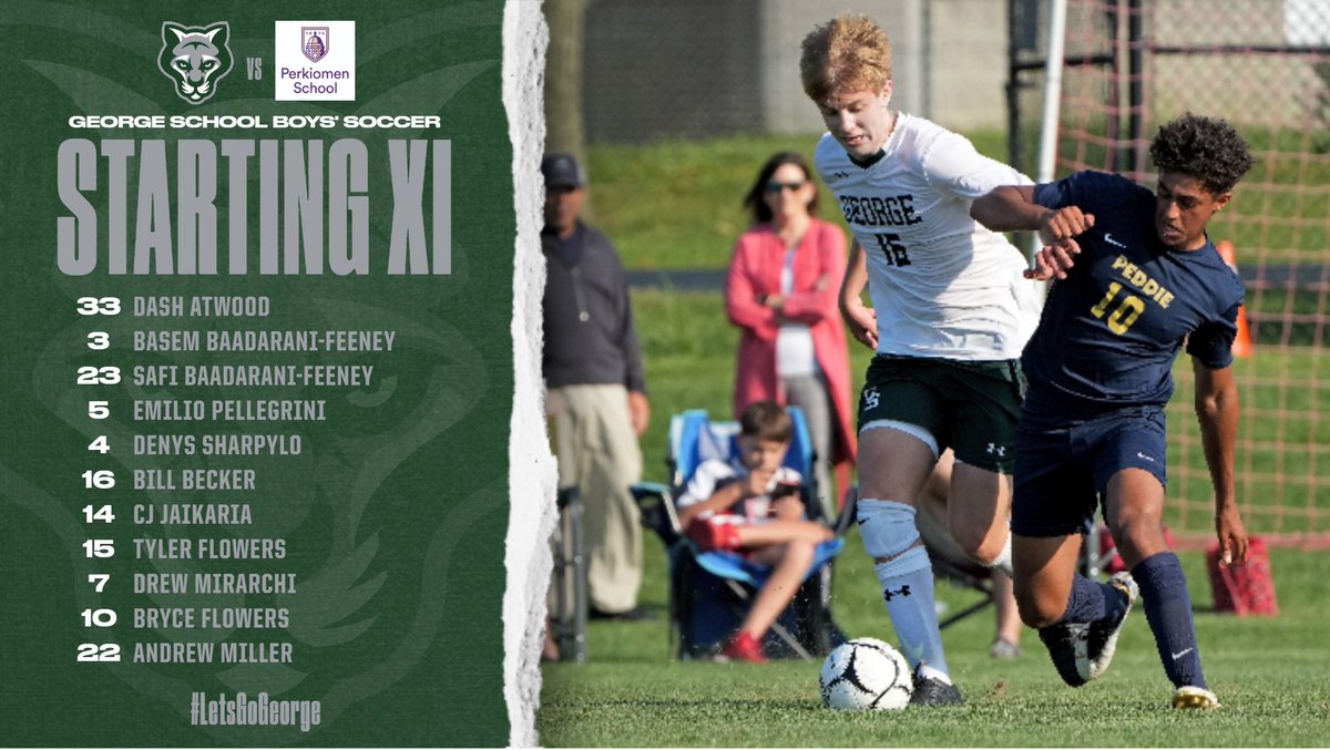 gs_athletics's tweet photo. The GS boys' varsity & junior varsity soccer teams travel to Perkiomen School on Saturday. The first whistle is at 11 AM. #LetsGoGeorge #SayYesToGS #MindTheLight https://t.co/SFdBEaunfC
