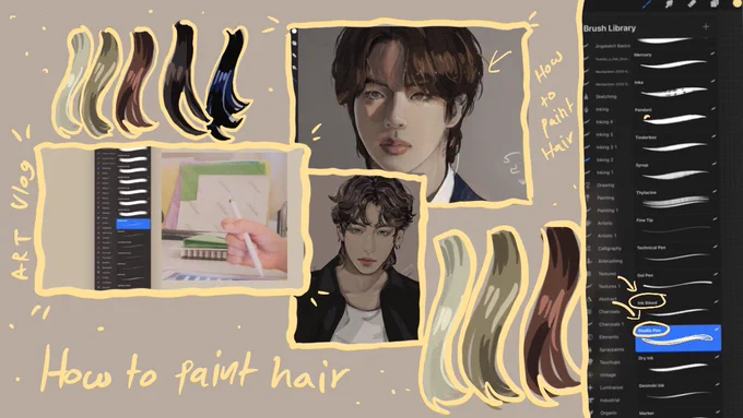 How I paint hair on procreate

New tutorial on my YouTube channel 😊💖

https://t.co/WYO1JR84oO 