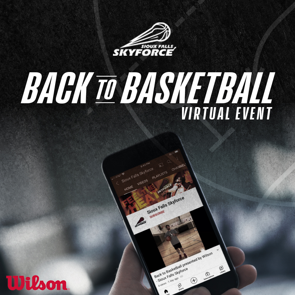 SFSkyforce's tweet photo. It's time to get #BackToBasketball ππͺπ―
We've teamed up with @WilsonBasktball and the @nbagleague to bring you a virtual workout led by Skyforce Director of Player Development Travis Voigt.
WATCH >> https://t.co/2tVIFshbR6 https://t.co/llhT4xHncJ