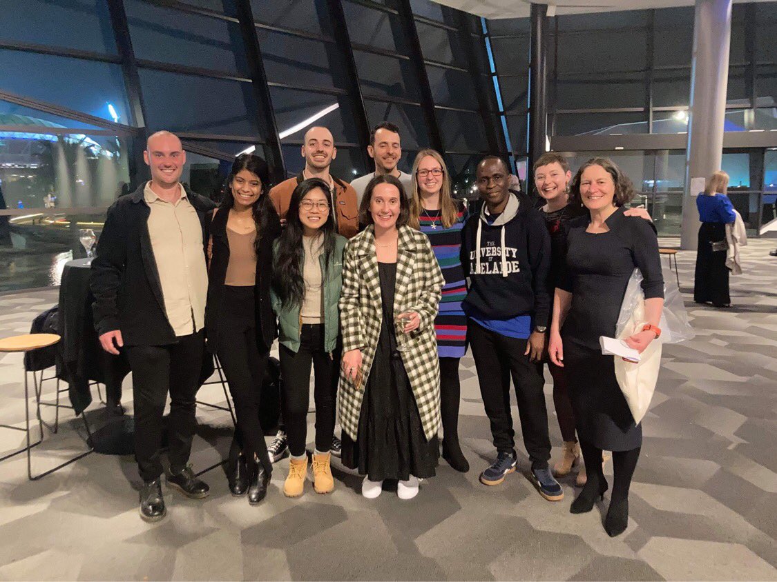 Vinuri Silva (@silvavinuri) on Twitter photo Gillianders lab at the final night of the #WFC2021 last night. I’m so proud of everyone for all their amazing research and awesome presentations throughout this week! Good job team👏🏽 <a href="/BronGillanders/">Bronwyn Gillanders</a> @nina___marina <a href="/Alice_R_Jones/">Alice Jones</a> <a href="/KSarakinis/">Koster Sarakinis</a> <a href="/JoeWiddrington/">Joe</a> <a href="/qiazhua/">Qiaz Hua 🐙</a> <a href="/sophdolling/">Sophie Dolling</a> Gillianders lab at the final night of the #WFC2021 last night. I’m so proud of everyone for all their amazing research and awesome presentations throughout this week! Good job team👏🏽 <a href="/BronGillanders/">Bronwyn Gillanders</a> @nina___marina <a href="/Alice_R_Jones/">Alice Jones</a> <a href="/KSarakinis/">Koster Sarakinis</a> <a href="/JoeWiddrington/">Joe</a> <a href="/qiazhua/">Qiaz Hua 🐙</a> <a href="/sophdolling/">Sophie Dolling</a>