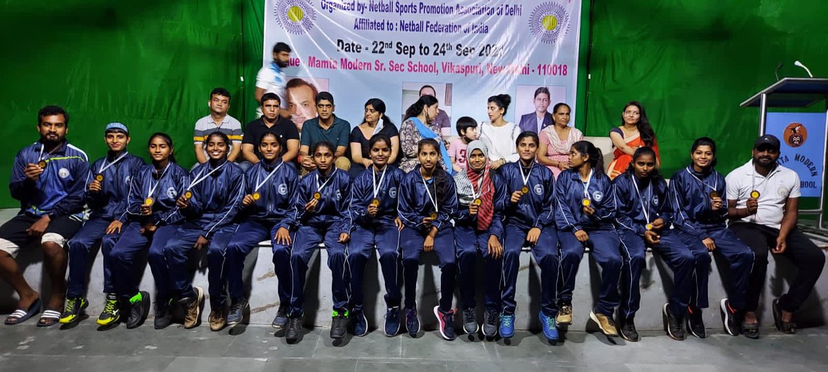NetballOf's tweet photo. Telangana Netball Women Team Bronze Medal 🥉in Federation Cup https://t.co/mozG9pMcmp