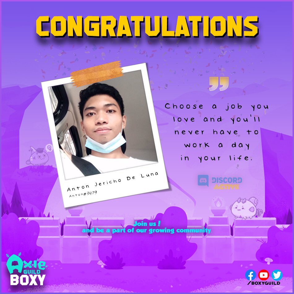 boxyguild's tweet photo. Dexterous Man of Boxy! 

He always tried to do different activities. Meet Antonio, a multitalented gamer scholar of boxy. He choose something he knows he’ll be happy because he loves to do it. Is there anything he can’t do? Check it out at boxy!

https://t.co/0DViCZ44HG https://t.co/QKCopNsORA