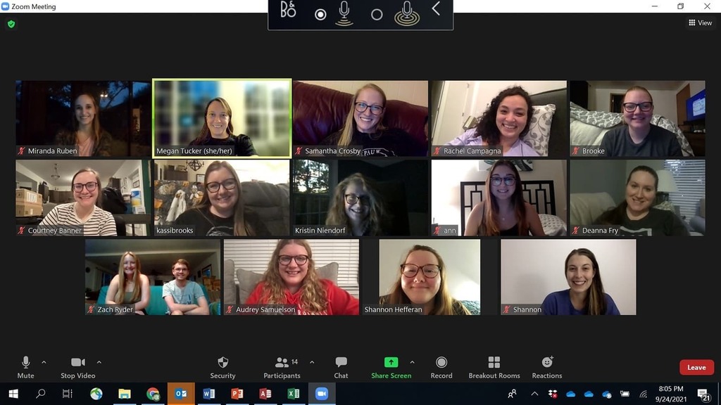 We had a great virtual reunion during the virtual NSGC conference!  We had someone from every graduating class.  This didn't catch everyone, but was close. instagr.am/p/CUOoc_-sVfZ/