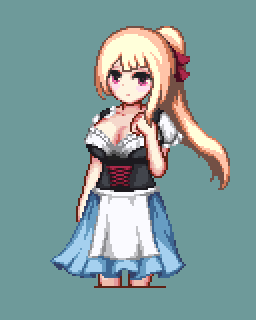 明日の記事に向けてバイト衣装用意中…… 