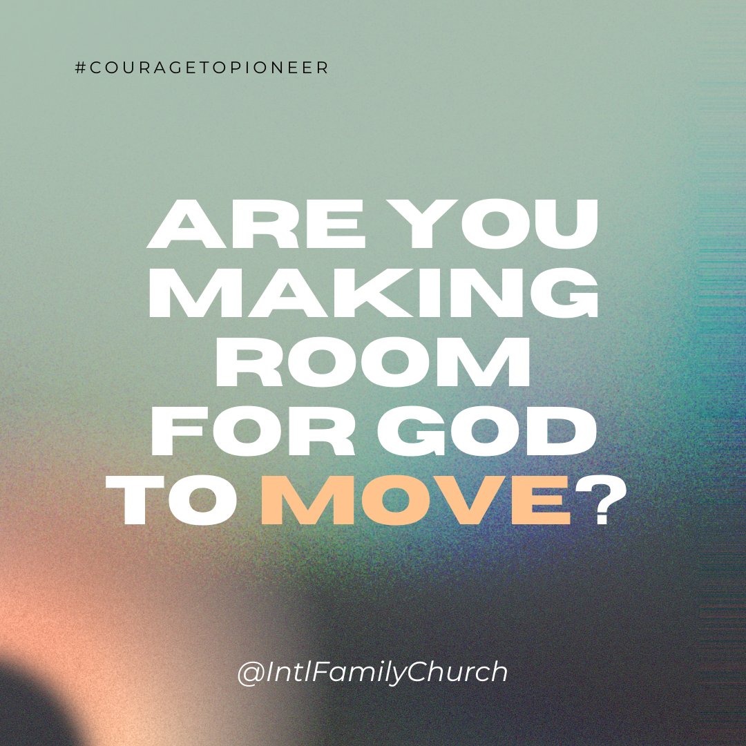 Fulfill God's plan for your life will require courage! ⁠
Who's ready for Part 3: The Courage to Pioneer this weekend? ⁠
⁠
Isaiah 43: 19 ⁠
See, I am doing a new thing! Now it springs up; do you not perceive it? I am making a way in the wilderness and streams in the wasteland.