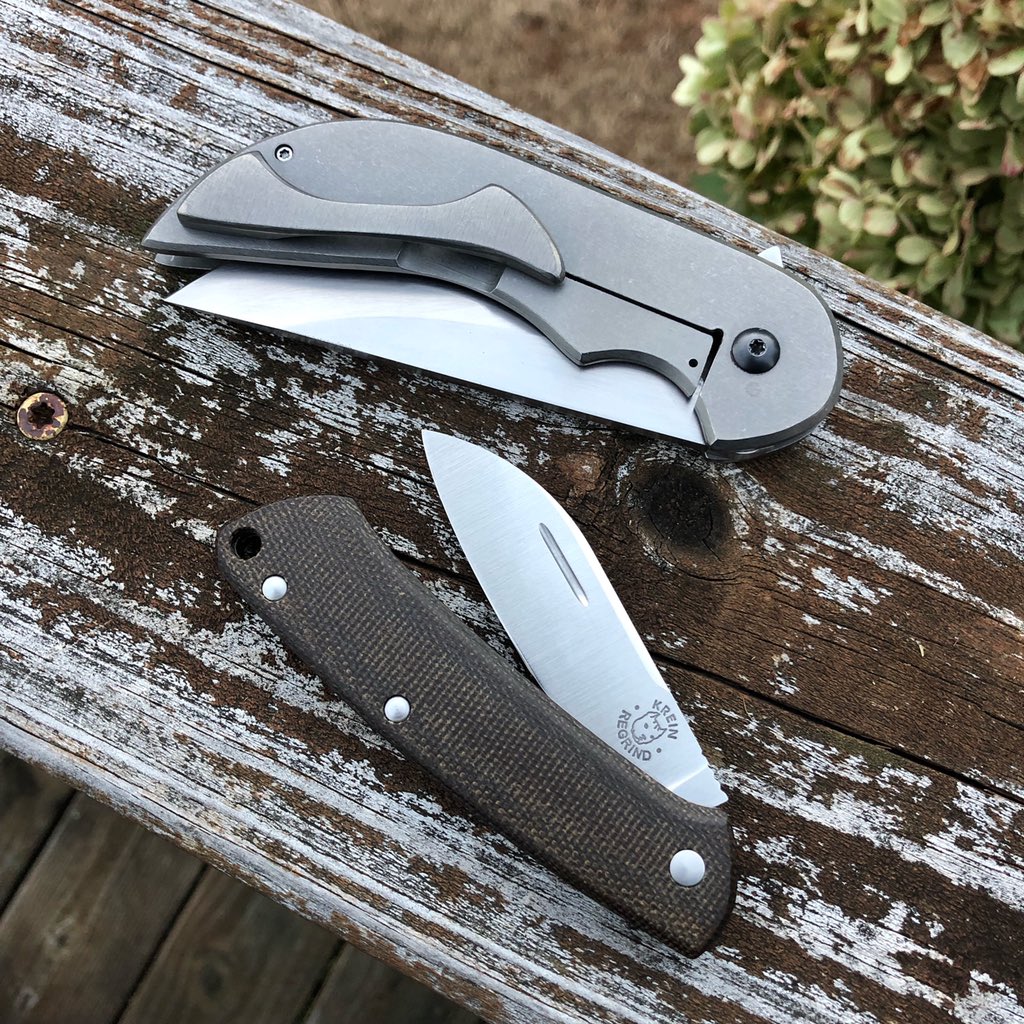 KevinCo55931013's tweet photo. Friday’s pockets-
#tomkreinregrind #benchmade #proper
#vandermuelen_bladeworks #miniintro https://t.co/Vh0FqP27UA