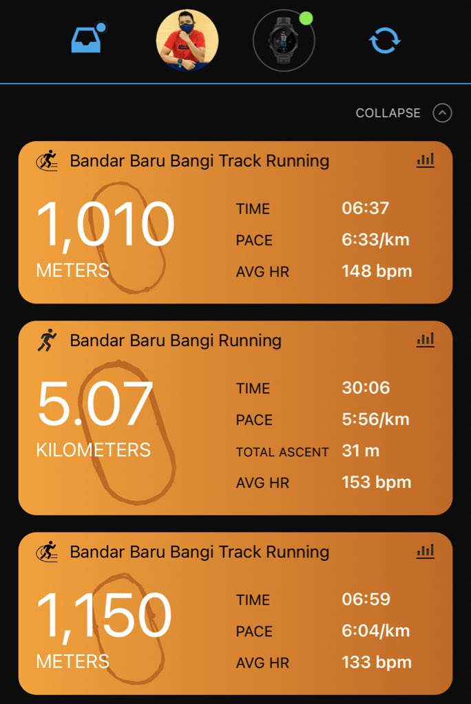 QaiSuhaimi___'s tweet photo. It’s Track Day (1000m:30’:1000m) https://t.co/L2YFpnrKk9