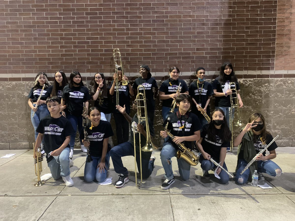HMS Band 8th Grade Night with <a href="/HHSWildcat_Band/">Humble Wildcat Band</a> was a success! Our band had a blast performing in the stands and watching the half time show 😁🎷🎺🎶 Thank you for having us! 
<a href="/HumbleISD_HMS/">Humble Middle School</a> @JMarshBand