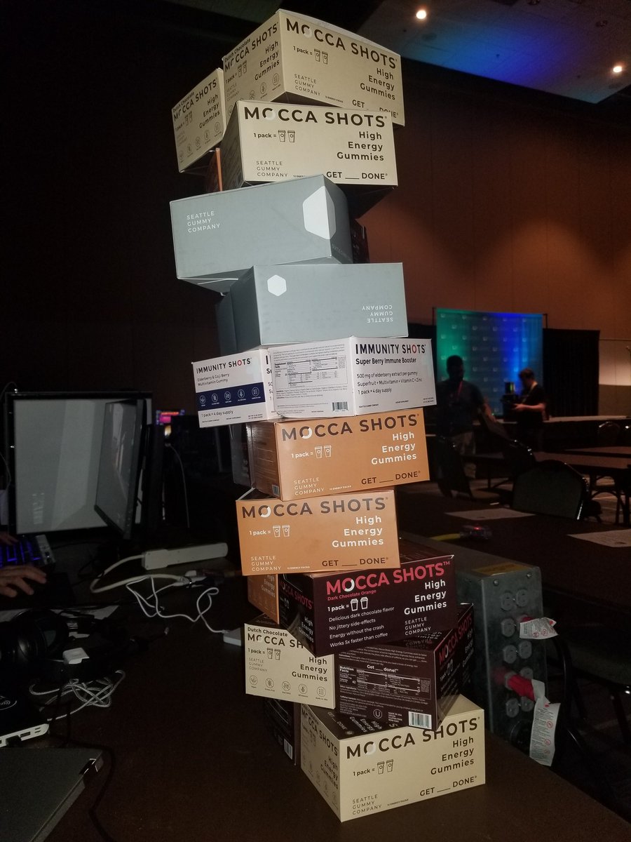 LANFESTgames's tweet photo. Who's staying up tonight to game at @FortLanFW ?

@SeattleGummy has you covered👍

#LANFest #FortLAN #LAN4good https://t.co/CTuZo7wfSH