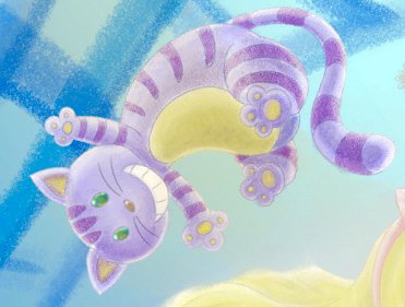 むぅろん 暖か癒やし絵描き 絵仕事募集中 オリキャラ 紹介 おかしな国のアリス シリーズ チェシャ猫 とにかく自由 とにかく掴めない 神出鬼没なおかしな猫 イタズラ好きで アリスの所にもよく現れる おもしろい事やビックリする事を考えては