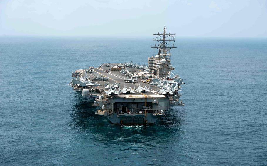 #US Pacific Fleet:

#USSRonaldReagan Carrier Strike Group returns to the #SouthChinaSea 

#USNavy
#NavalLethality 
#NavyReadiness
#ForgedByTheSea
#ForceToBeReckonedWith
#FreeandopenIndoPacific
👍💪⚓️🇺🇸⚓️💪👍