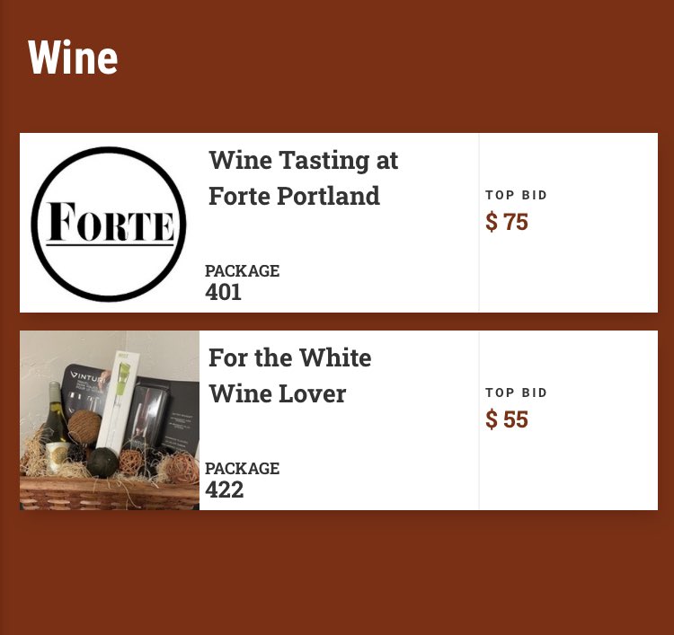 PDXSingingTree's tweet image. 🍷 It’s Wine Time 🍷 
You can bid on these great experiences now! 

psct2021.ggo.bid