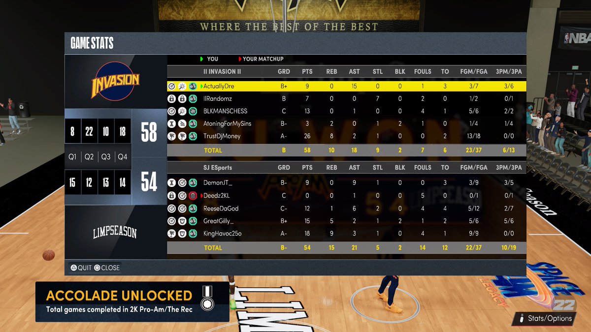 InvasionESP's tweet image. GG’s to @SJESports2K as we advance to round 2 in the Elite Tournament 👨‍💻

PG - @HoodieDre_ 
SG - @Chess2K 
SF - @Randomz 
PF - @OhMyWuan 
C - @TrustDjMoney__ 

@youFamousEnough @2kCompGames @mattmorg_