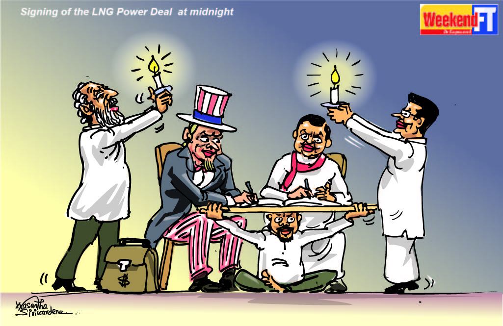 cartoonlka's tweet photo. Cartoon by Wasantha Siriwardena

#lka #SriLanka #MidnightDeal #Kerawalapitiya #KerawalapitiyaPowerPlant https://t.co/gpCmFEoEx1