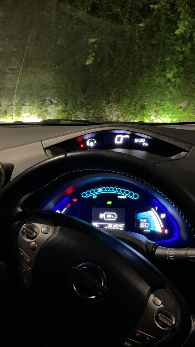 YoungEVDriver's tweet photo. Don’t want to be smug or anything but this morning I woke up with a fully charged / pre heated car, drove to work managed to get into my work car park after navigating around everyone queuing for petrol at 5am! #timesarechanging #ElectricVehicle #thefutureisnow #byeICE https://t.co/1COTIJxFvW